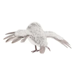 Eule Fliegend Braun, Aus Kunststoff, 34 Cm