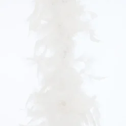 Federgirlande Weiß, 200 Cm, 60 G