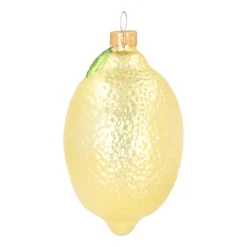 Frische Zitronen Als Weihnachtsanhänger Für Einen Lustigen Baum