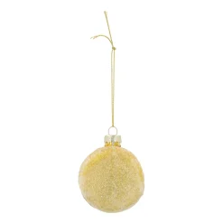 Goldener Macaron-Weihnachtsschmuck