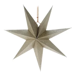 Goldener Papierstern 45 Cm