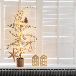 Goldenes Grachtenhaus Für Eine Festliche Stimmung