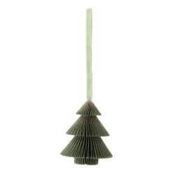 Grüner Papier-Weihnachtsbaum Mit Glitzer