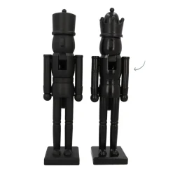 Großer Glänzender Schwarzer Nussknacker