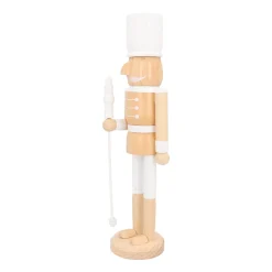 Großer Holz-Nussknacker Mit Fahne