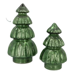 Großer Voluminöser Grüner LED-Weihnachtsbaum Mit Relief