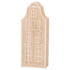 Holzhaus Mit Schimmernden Schneedetails