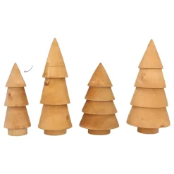 Holz-Weihnachtsbaum Mit Schlichtem Design