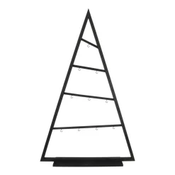 Holz-Weihnachtsbaum, Schwarz, 80 Cm