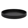 Houten Dienblad Rond 30cm Zwart