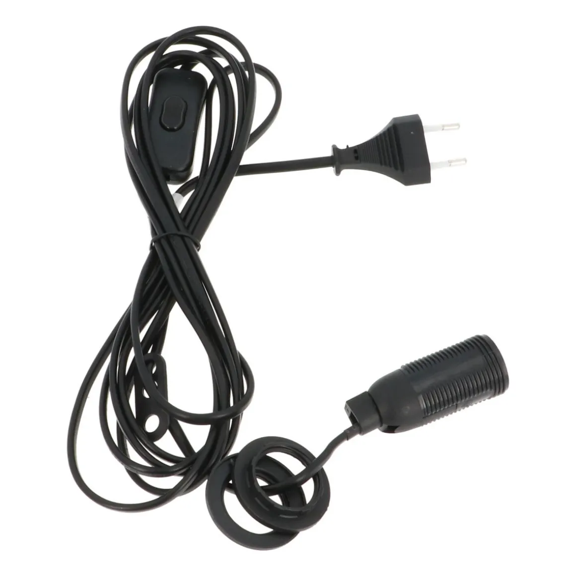 Kabel Für Papiersterne, E14-Fassung, Schwarz, 3,5 M
