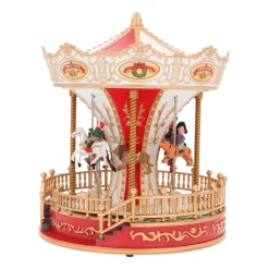 Karussell Mit Weihnachtsmusik Und LED-Beleuchtung