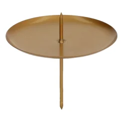 Kerzenhalter Für Adventskranz, Gold, Metall, 8 Cm