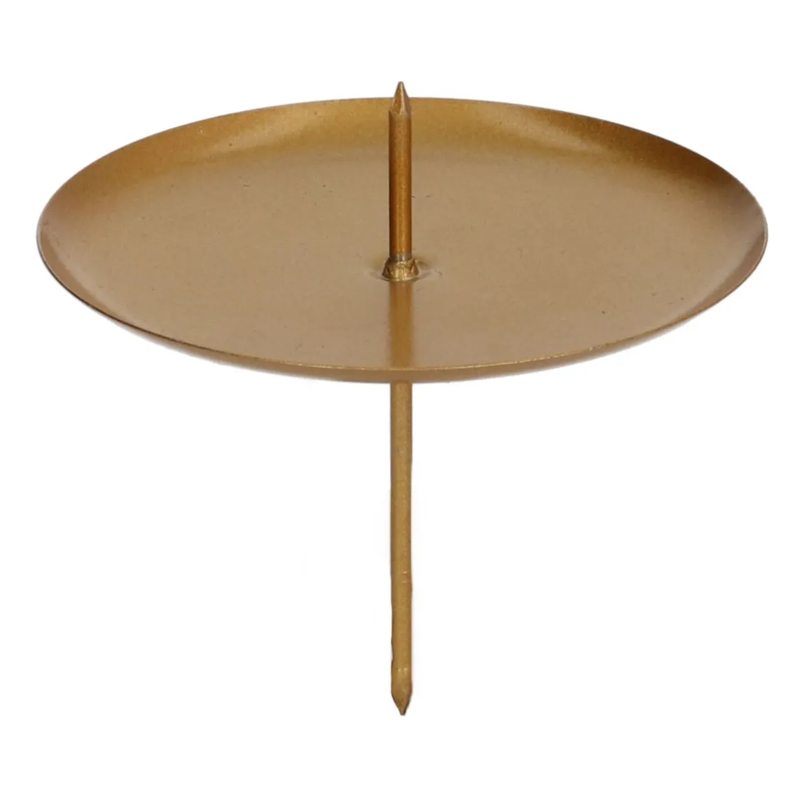 Kerzenhalter Für Adventskranz, Gold, Metall, 8 Cm