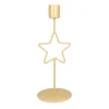 Kerzenständer Stern, Gold, Metall, 20 Cm