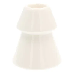 Kerzenständer Tannenbaum, Weiß, Porzellan, 10 Cm