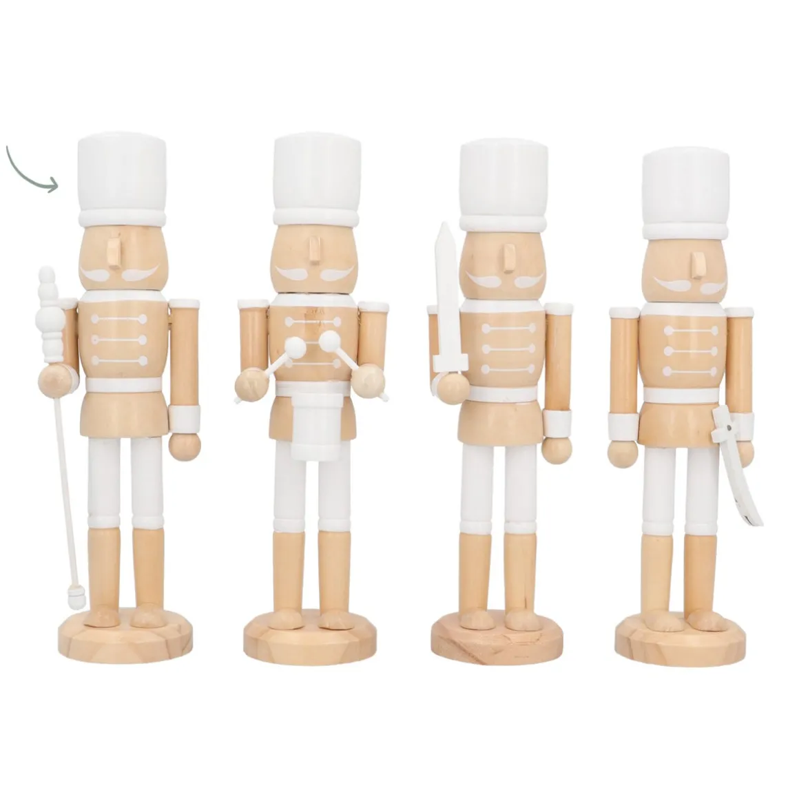 Klassischer Nussknacker Mit Fahne