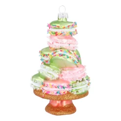 Leckere Macarons In Pastellfarben Als Weihnachtsanhänger