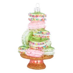 Leckere Macarons In Pastellfarben Als Weihnachtsanhänger