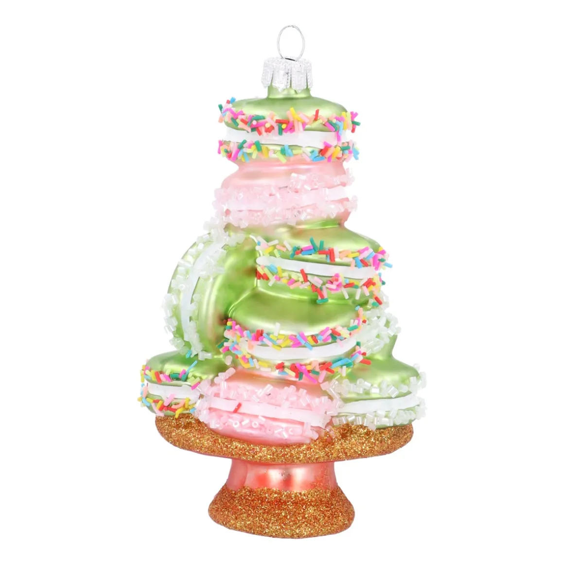 Leckere Macarons In Pastellfarben Als Weihnachtsanhänger