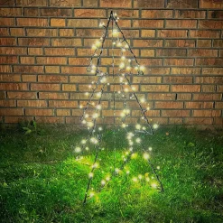 LED 3D-Weihnachtsbaum Mit Timer, Innen & Außen, 75 Cm