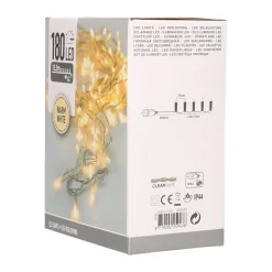 LED Lichterkette Warmweiß, Innen & Außen, 180 LEDs