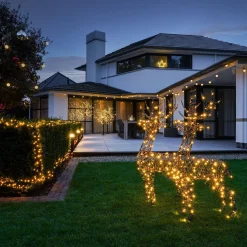 LED Rentier Mit Timer, Innen & Außen, 100 Cm