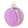 Lila Macaron-Weihnachtsschmuck