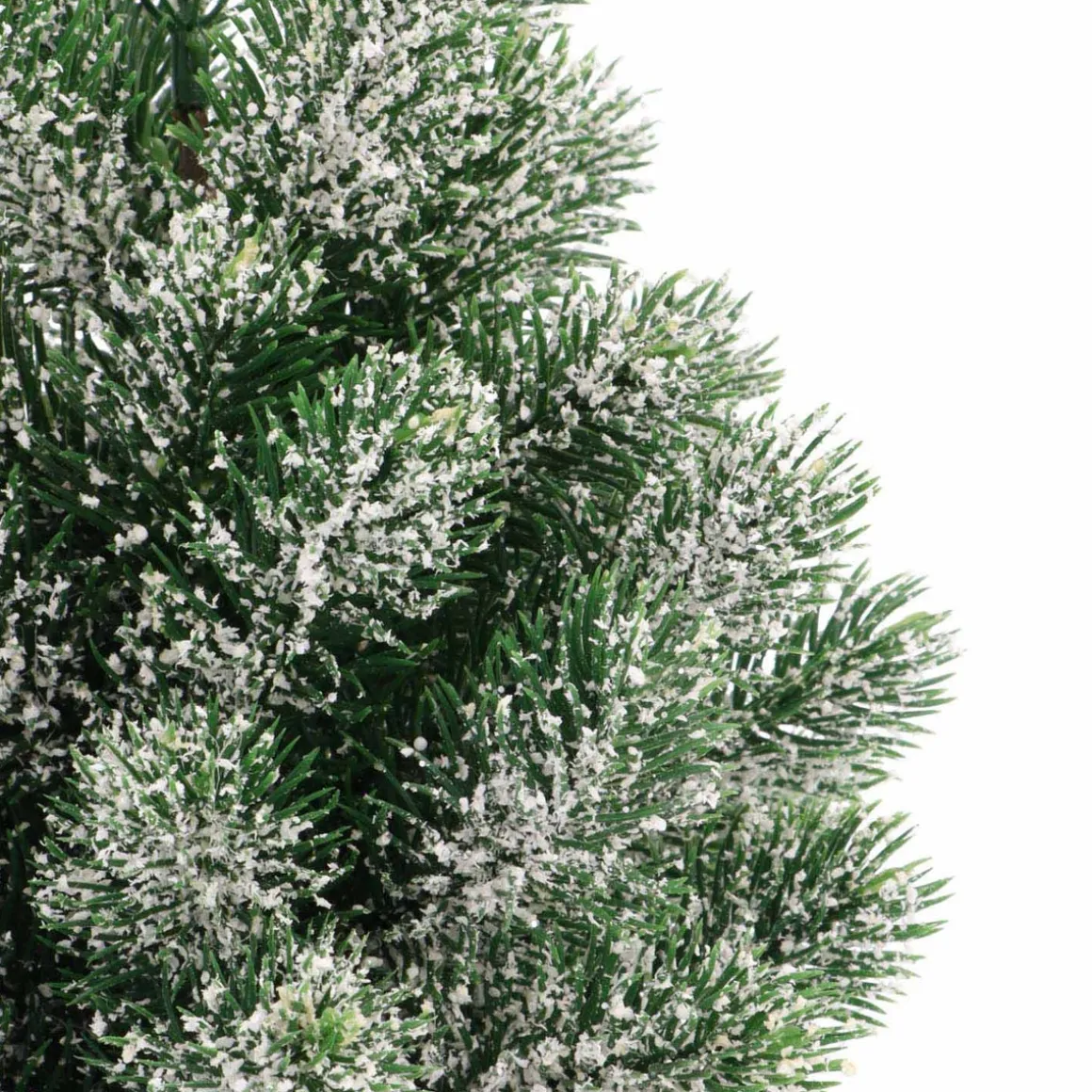 Mini Weihnachtsbaum Mit Schnee & Weidenkorb, 30 Cm