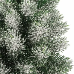 Mini Weihnachtsbaum Mit Schnee & Weidenkorb, 56 Cm