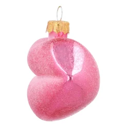 Modische Rosafarbene Lippen Als Weihnachtsanhänger