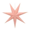 Papierstern Samt Altrosa, Perforiert, 60 Cm