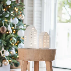 Porzellan Grachtenhaus Als Weihnachtsdekoration