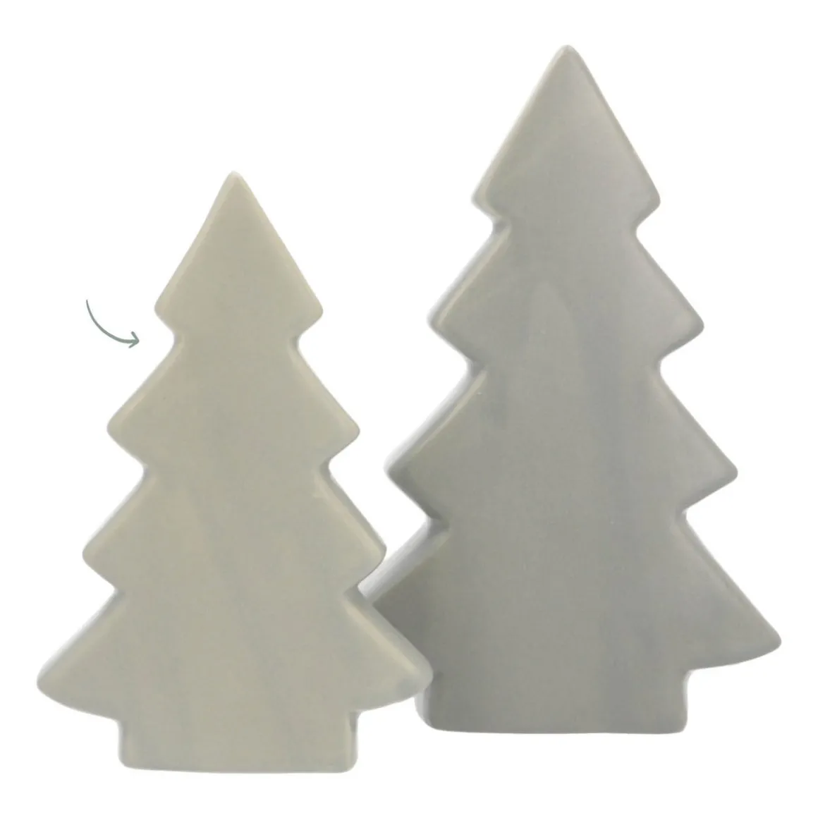 Porzellan-Tannenbaum, Cottage Green, 16,5 Cm