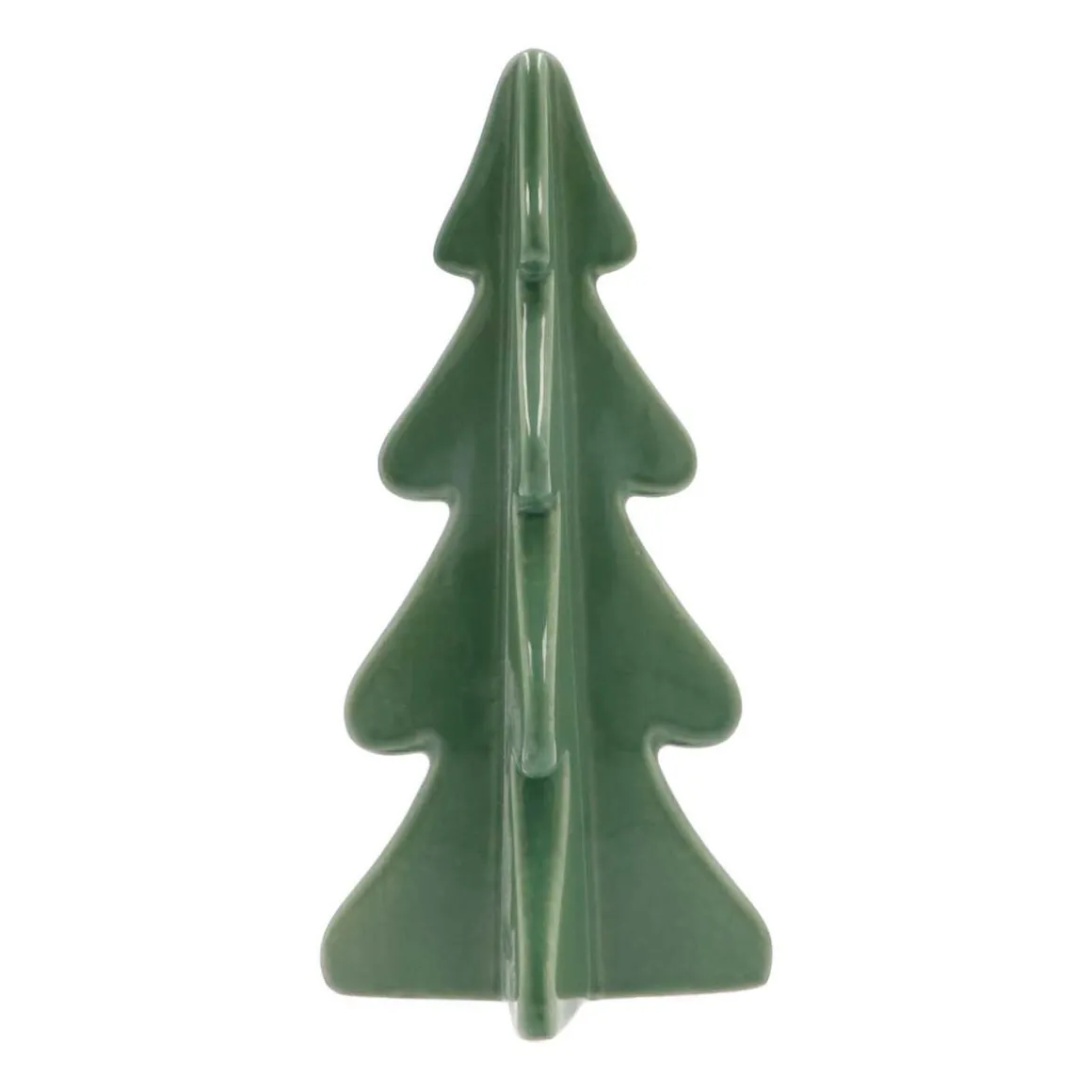 Porzellan-Tannenbaum Im 3D-Format, Cottage Green, 21 Cm