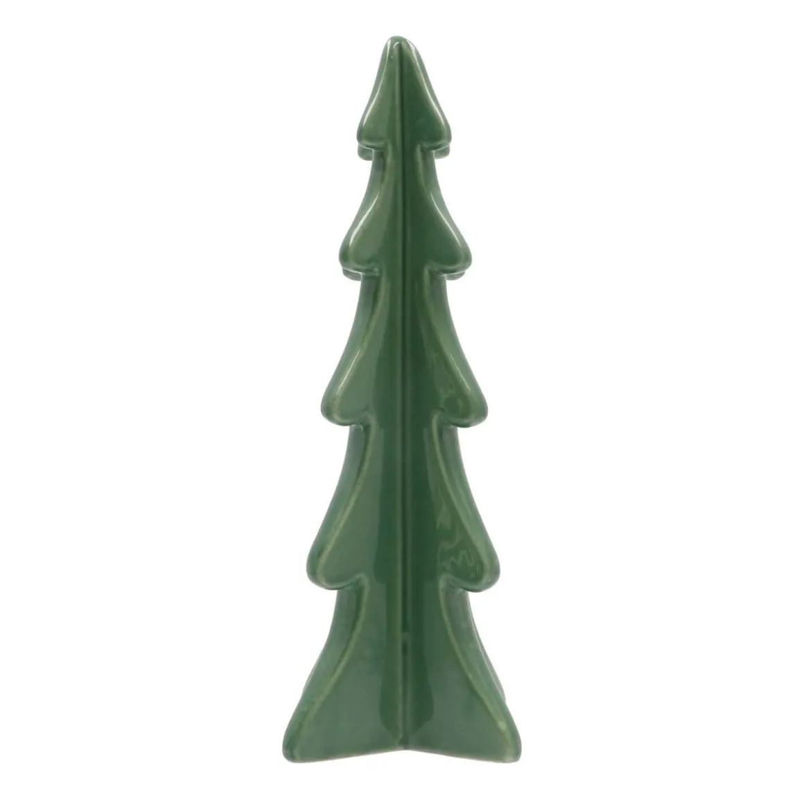 Porzellan-Tannenbaum Im 3D-Format, Cottage Green, 28 Cm