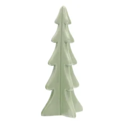 Porzellan-Tannenbaum Im 3D-Format, Hellgrün, 28 Cm