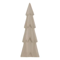 Porzellan-Tannenbaum Im 3D-Format, Taupe, 28 Cm