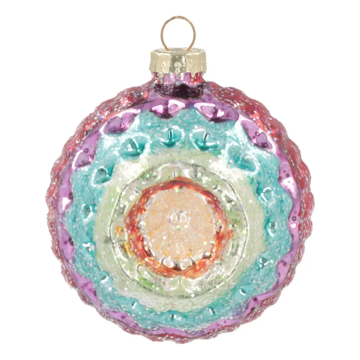 Reflexkugel, Bunt, Glas, 8 Cm