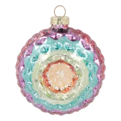 Reflexkugel, Bunt, Glas, 8 Cm