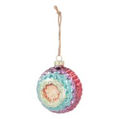 Reflexkugel, Bunt, Glas, 8 Cm