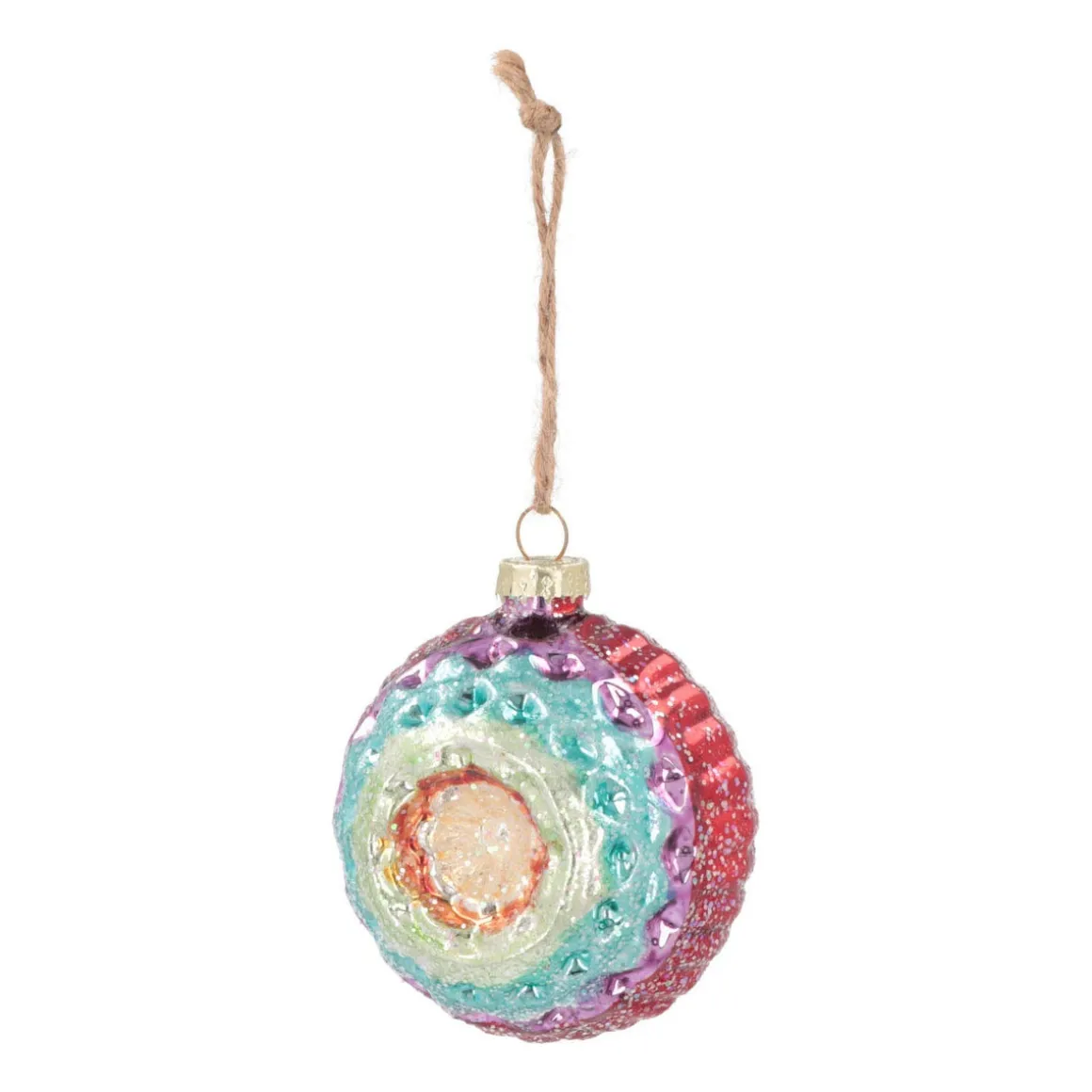 Reflexkugel, Bunt, Glas, 8 Cm