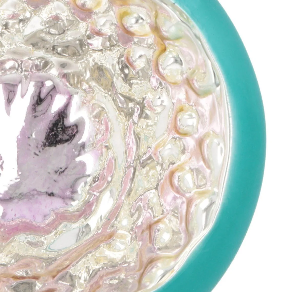 Reflexkugel, Petrol, Glas, 8 Cm