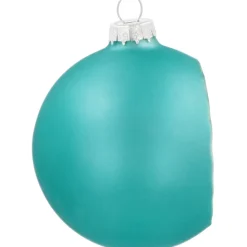 Reflexkugel, Petrol, Glas, 8 Cm
