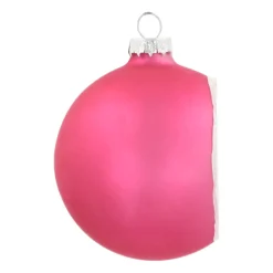 Reflexkugel, Pink, Glas, 8 Cm