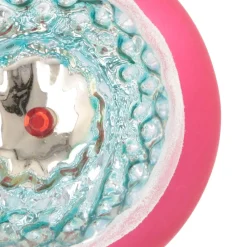 Reflexkugel, Pink, Glas, 8 Cm