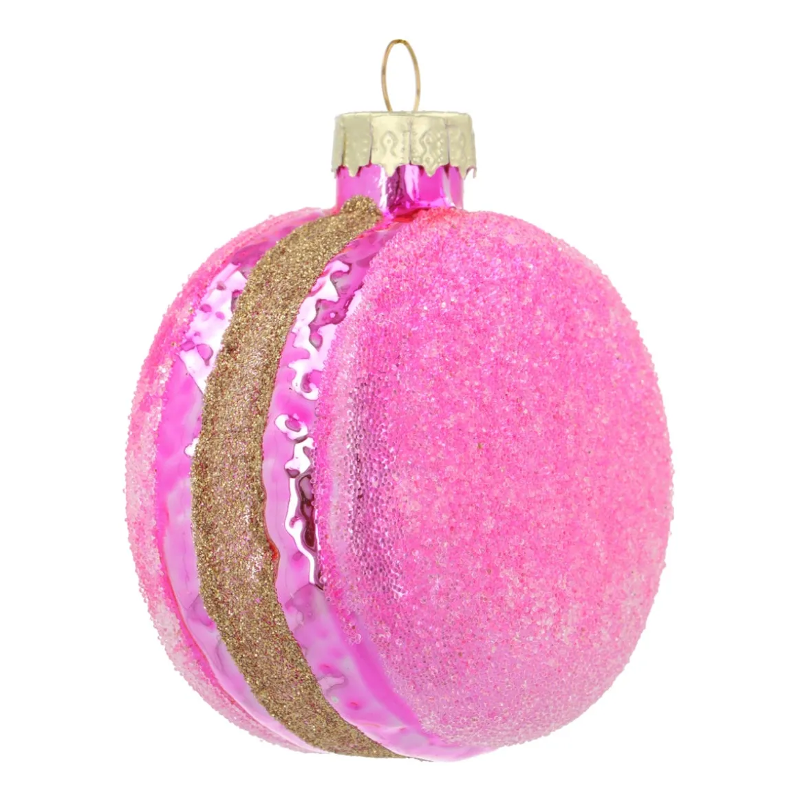 Rosa Macaron-Weihnachtsschmuck