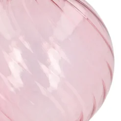 Rosa Weihnachtskugel Mit Romantischen Swirls