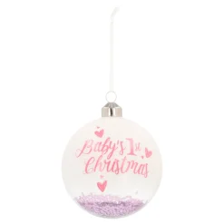 Rosa Weihnachtskugel Mit 