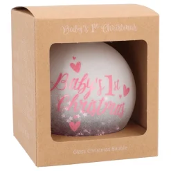 Rosa Weihnachtskugel Mit 